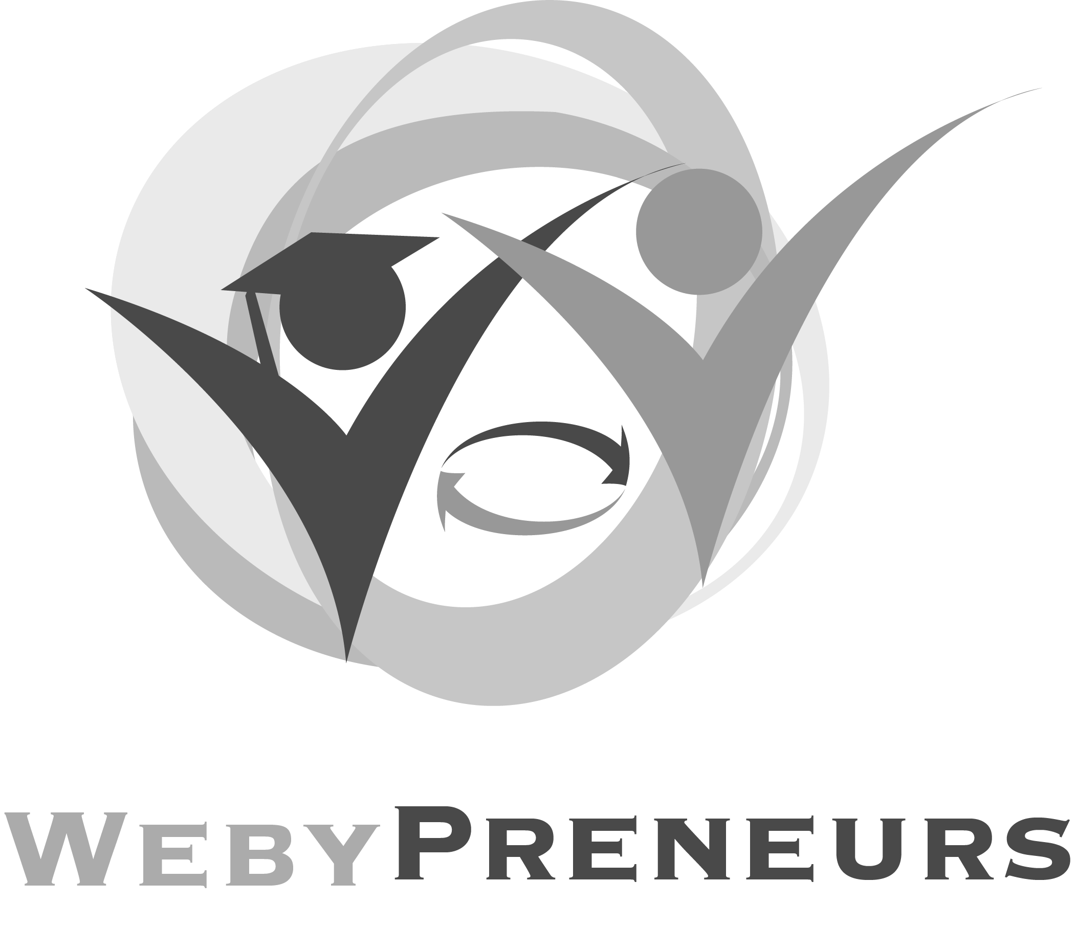 WebyPreneurs Logo Grey